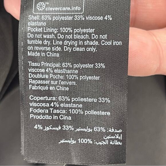 All Saints Aleida Lightweight Tri Pants Pull In Tapered Leg  Size 4 Preppy Boho - Picture 14 of 15